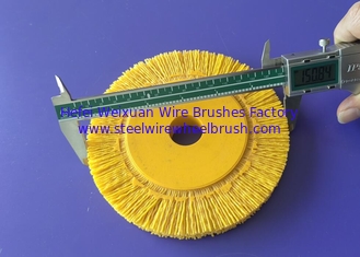 China Abrasive Nylon Composite Hub Radial Wheel Brushes for Deburring Cutting Tools supplier