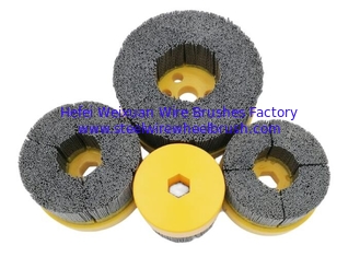China DOT Style Abrasive Nylon Disc Brush Deburring Tools for Surface Preparation supplier