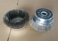 Weld Cleaning Steel Crimped Wire Cup Brush 304 SS Material And 16mm Inner Hole supplier